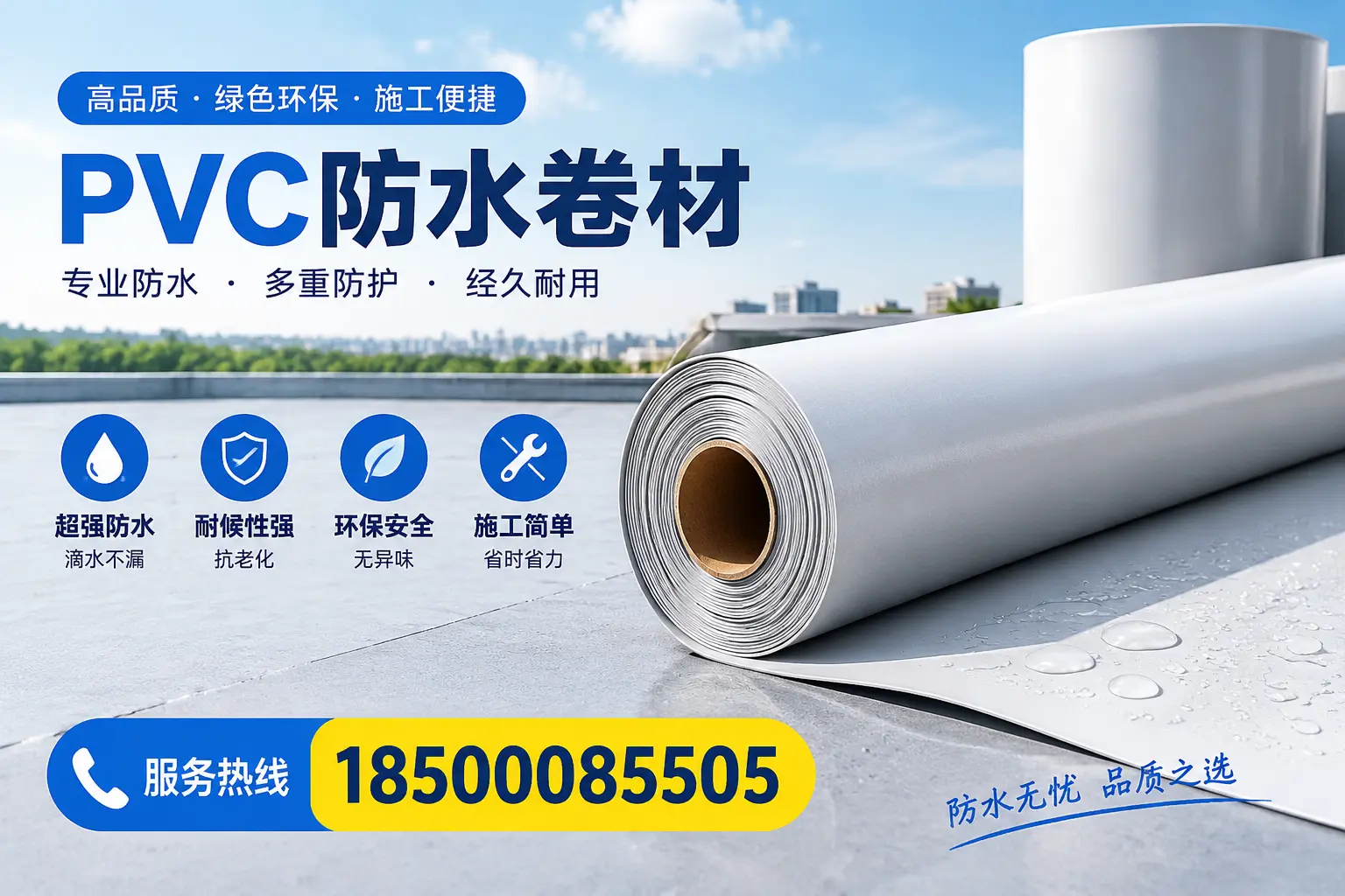 选用PVC防水卷材时需要避开的常见误区,特别是在延安