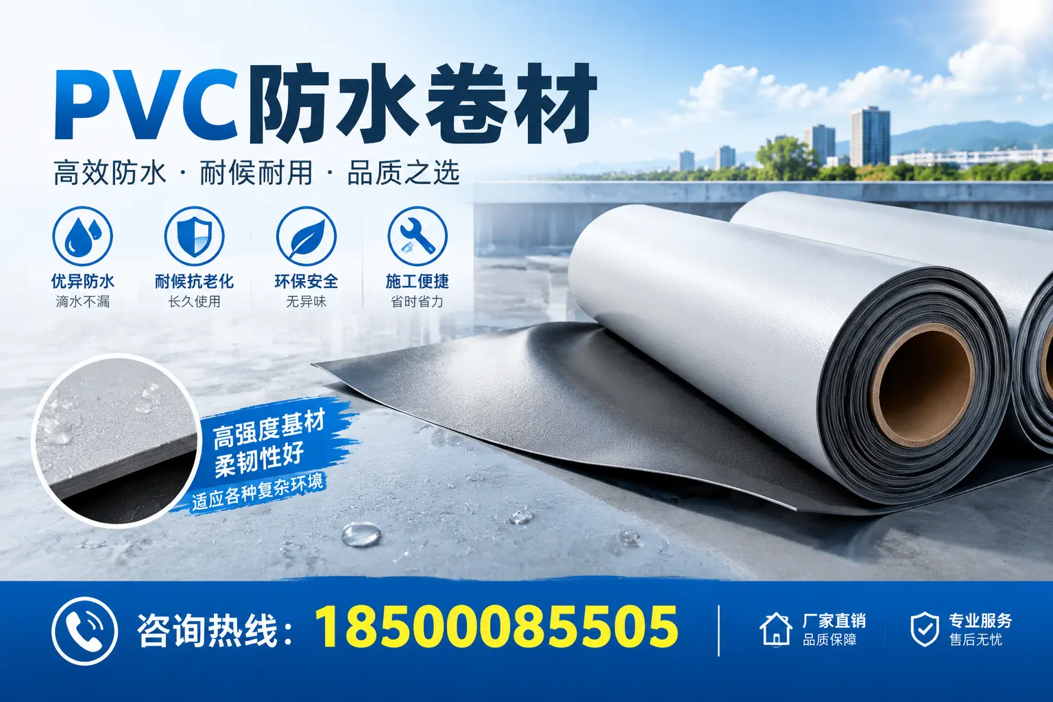 PVC防水卷材的环保特性与可持续发展探讨延安